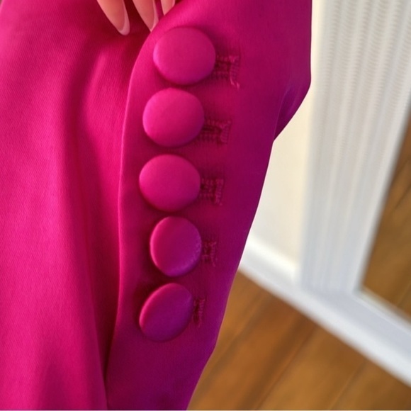 House Of Harlow 1960 Hot Magenta Blazer Size Small oversized style and look NWT - Picture 6 of 9